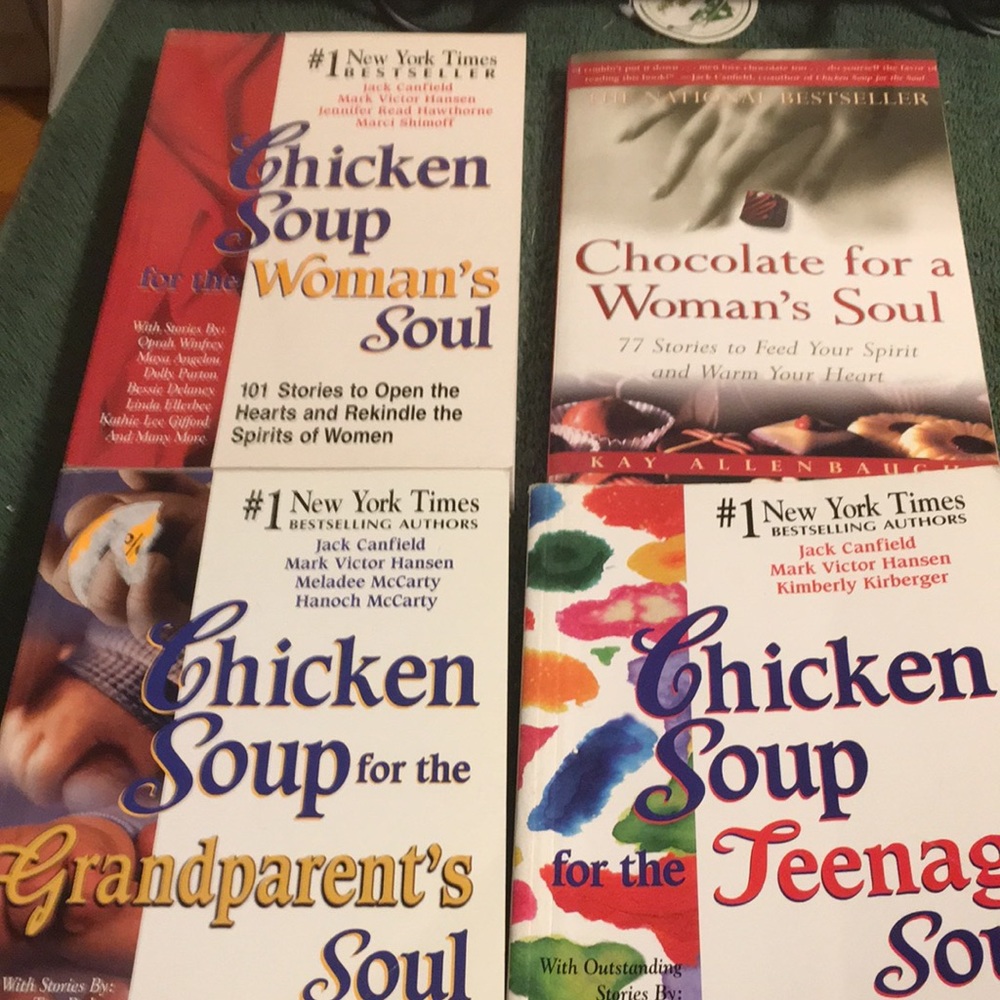Bundle of three “Chicken Soup” books plus one other, paperback